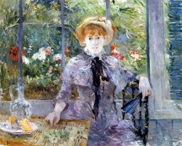  Berthe Morisot After Luncheon - Art Print