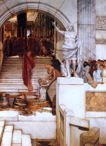  Sir Lawrence Alma-Tadema After the Audience - Art Print