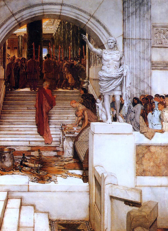  Sir Lawrence Alma-Tadema After the Audience - Art Print