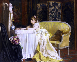  Charles Baugniet After the Ball - Art Print
