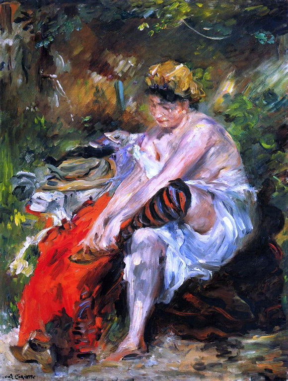  Lovis Corinth After the Bath - Art Print