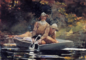  Winslow Homer After the Hunt - Art Print