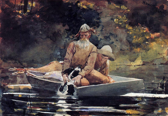  Winslow Homer After the Hunt - Art Print