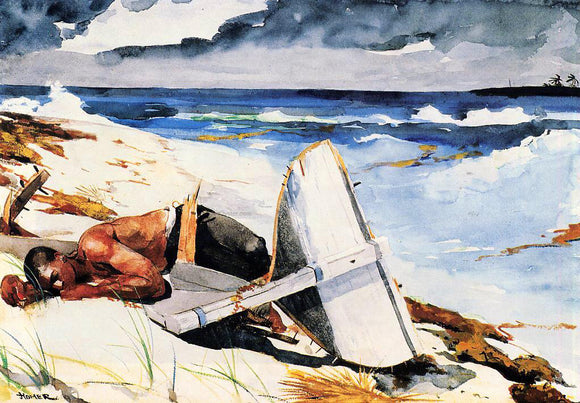  Winslow Homer After the Hurricane - Art Print