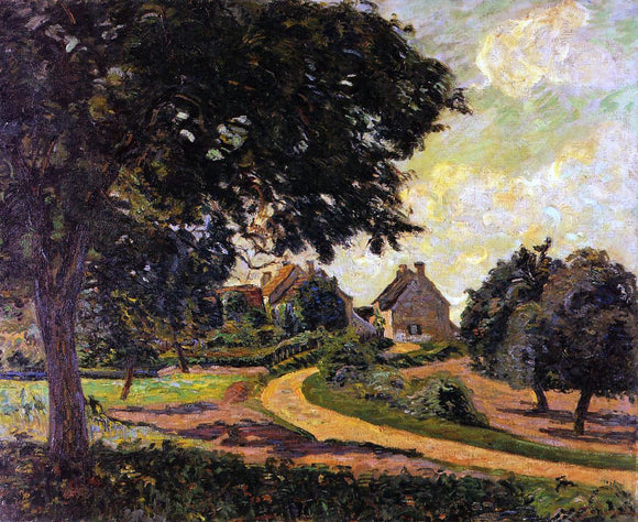 Armand Guillaumin After the Rain (also known as Tournant de route apres la pluie) - Art Print