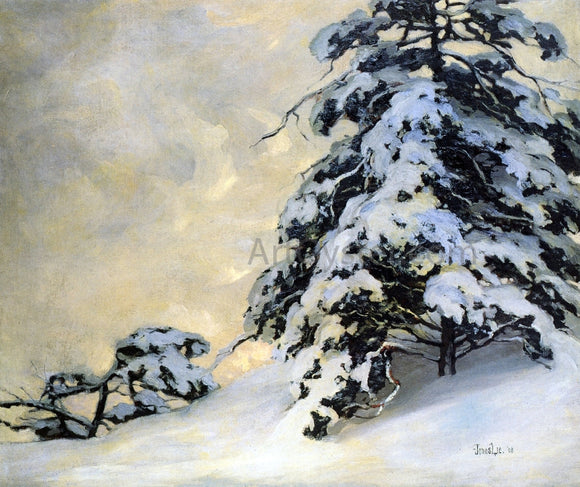  Jonas Lie After the Snowfall - Art Print