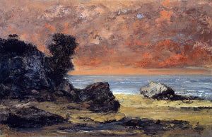  Gustave Courbet After the Storm - Art Print