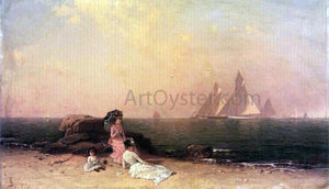  Alfred Thompson Bricher Afternoon at the Shore - Art Print