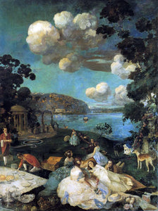  Domingo Giaudrone Afternoon in The Country - Art Print