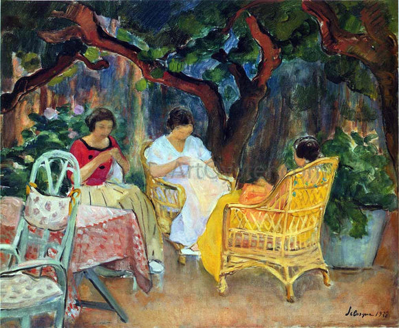  Henri Lebasque Afternoon in the Garden - Art Print