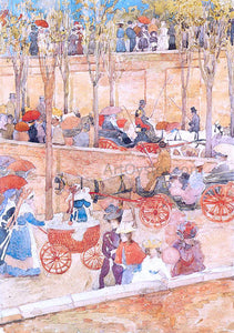  Maurice Prendergast Afternoon, Pincian Hill - Art Print