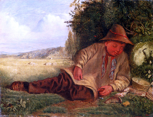  James Smetham Afternoon Rest - Art Print