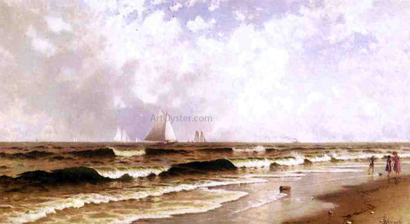  Alfred Thompson Bricher Afternoon, Southampton Beach - Art Print