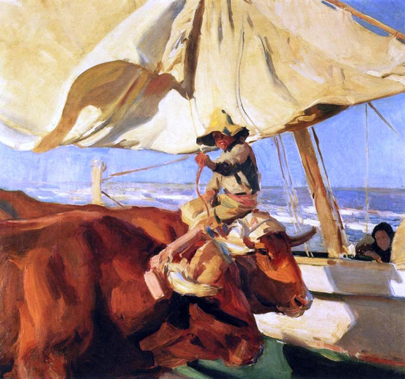  Joaquin Sorolla Y Bastida Afternoon Sun, Playa de Valencia - Art Print