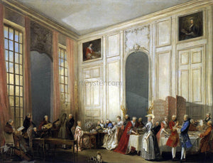  Michel Barthelemy Ollivier Afternoon Tea at the Temple - Art Print