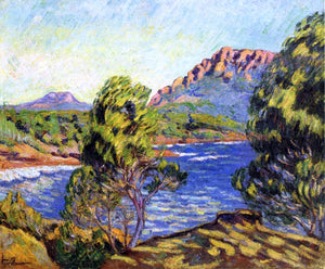  Armand Guillaumin Agay,  the Bay during the Mistral - Art Print