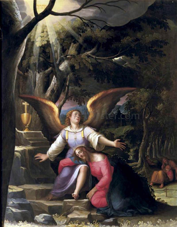  Jacopo Ligozzi Agony in the Garden - Art Print