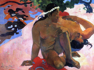  Paul Gauguin Aha oe Feii? (also known as What! Are You Jealous?) - Art Print