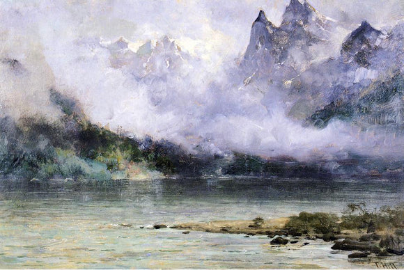 Thomas Hill Alaska Scene near Juneau - Art Print
