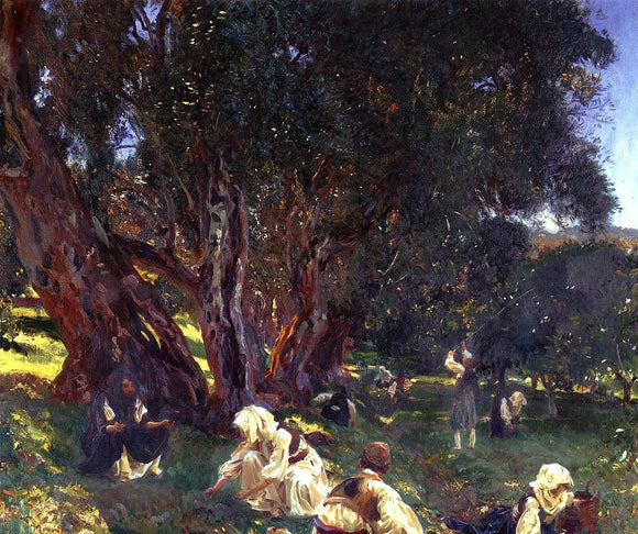  John Singer Sargent Albanian Olive Gatherers - Art Print