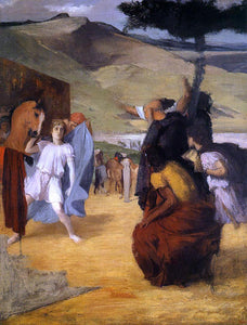  Edgar Degas Alexander and Bucephalus - Art Print