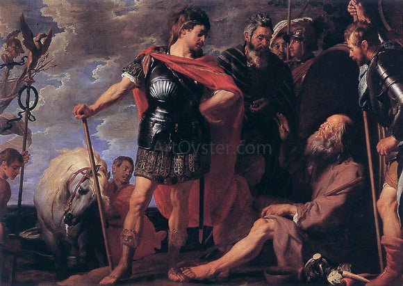  Gaspard De Crayer Alexander and Diogenes - Art Print