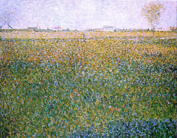  Georges Seurat Alfalfa Fields, Saint-Denis - Art Print