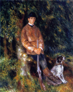  Pierre Auguste Renoir Alfred Berard and His Dog - Art Print