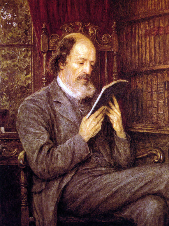 Helen Allingham Alfred Lord Tennyson - Art Print