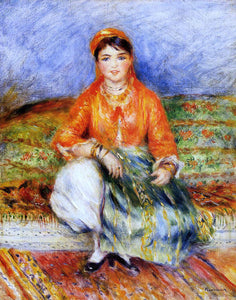  Pierre Auguste Renoir Algerian Girl - Art Print