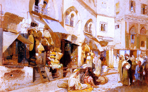  Louis Comfort Tiffany Algerian Shops - Art Print