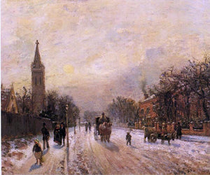  Camille Pissarro All Saints' Church, Upper Norwood - Art Print