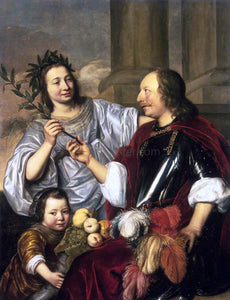  Jan De Bray Allegorical Family Portrait - Art Print