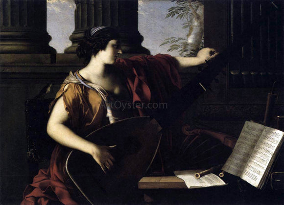  Laurent De La Hire Allegorical Figure of Music - Art Print