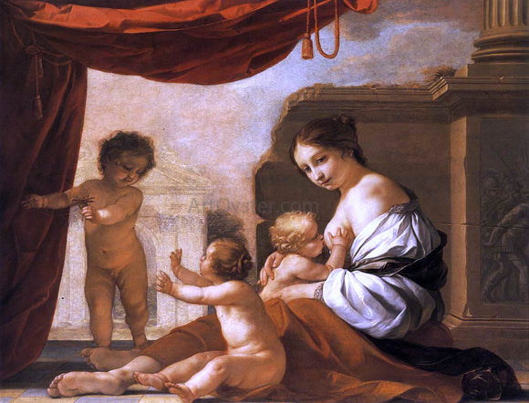  Jacques Blanchard Allegory of Charity - Art Print