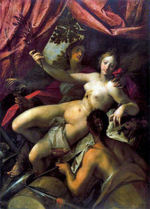  Hans Von Aachen Allegory of Peace, Art and Abundance - Art Print