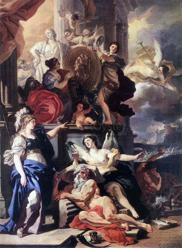  Francesco Solimena Allegory of Reign - Art Print