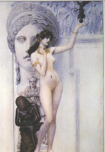  Gustav Klimt Allegory of Sculpture - Art Print