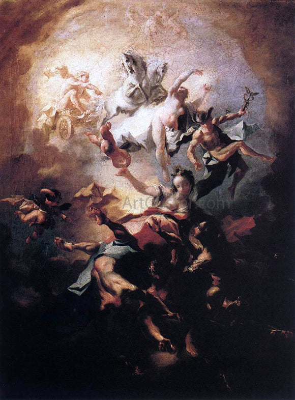  Franz Anton Maulbertsch Allegory of the Alba - Art Print