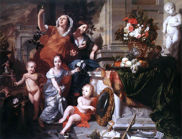  Gerard De Lairesse Allegory of the Five Senses - Art Print