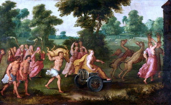  Adriaan Van Stalbemt Allegory of the Month of August - Art Print