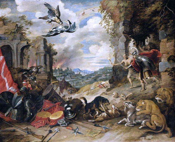  The Younger Jan Brueghel Allegory of War - Art Print