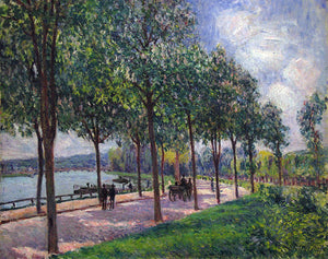  Alfred Sisley Alley of Chestnut Trees - Art Print