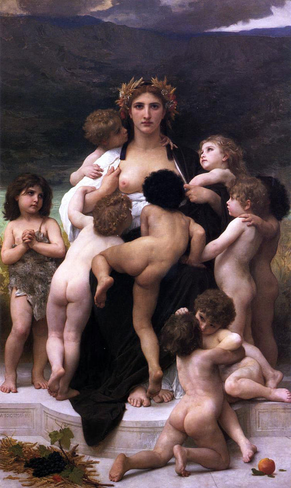  William Adolphe Bouguereau Alma Parens - Art Print