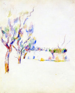  Paul Cezanne Almond Trees in Provence - Art Print