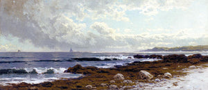  Alfred Thompson Bricher Along the Coast - Art Print