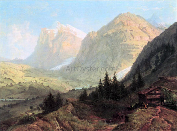  William Trost Richards Alpine Landscape - Art Print