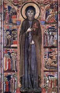  Unknown (4) Masters Altarpiece of St Clare - Art Print