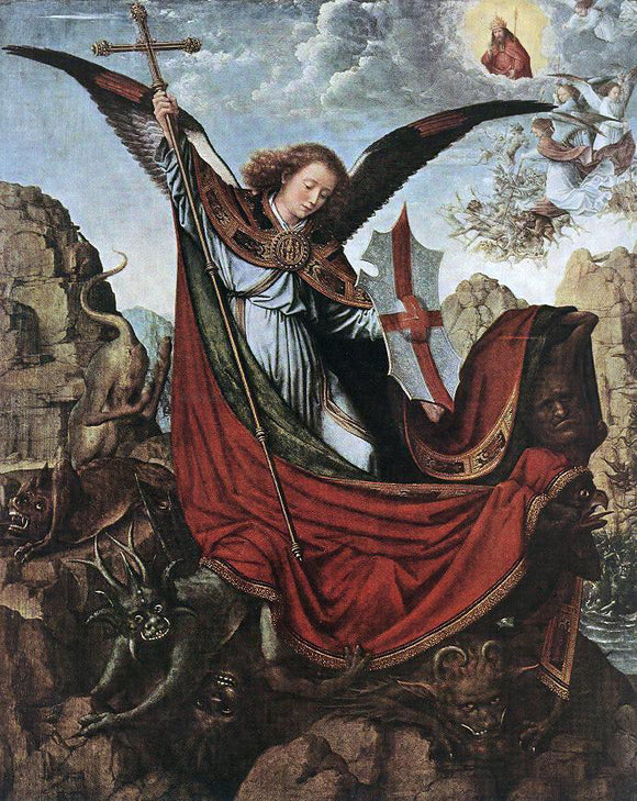  Gerard David Altarpiece of St Michael - Art Print