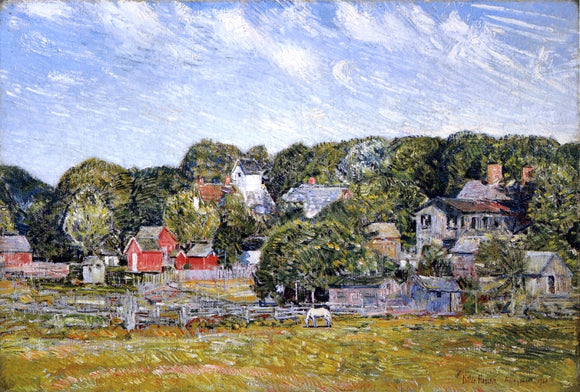  Frederick Childe Hassam Amagansett, Long Island, New York - Art Print